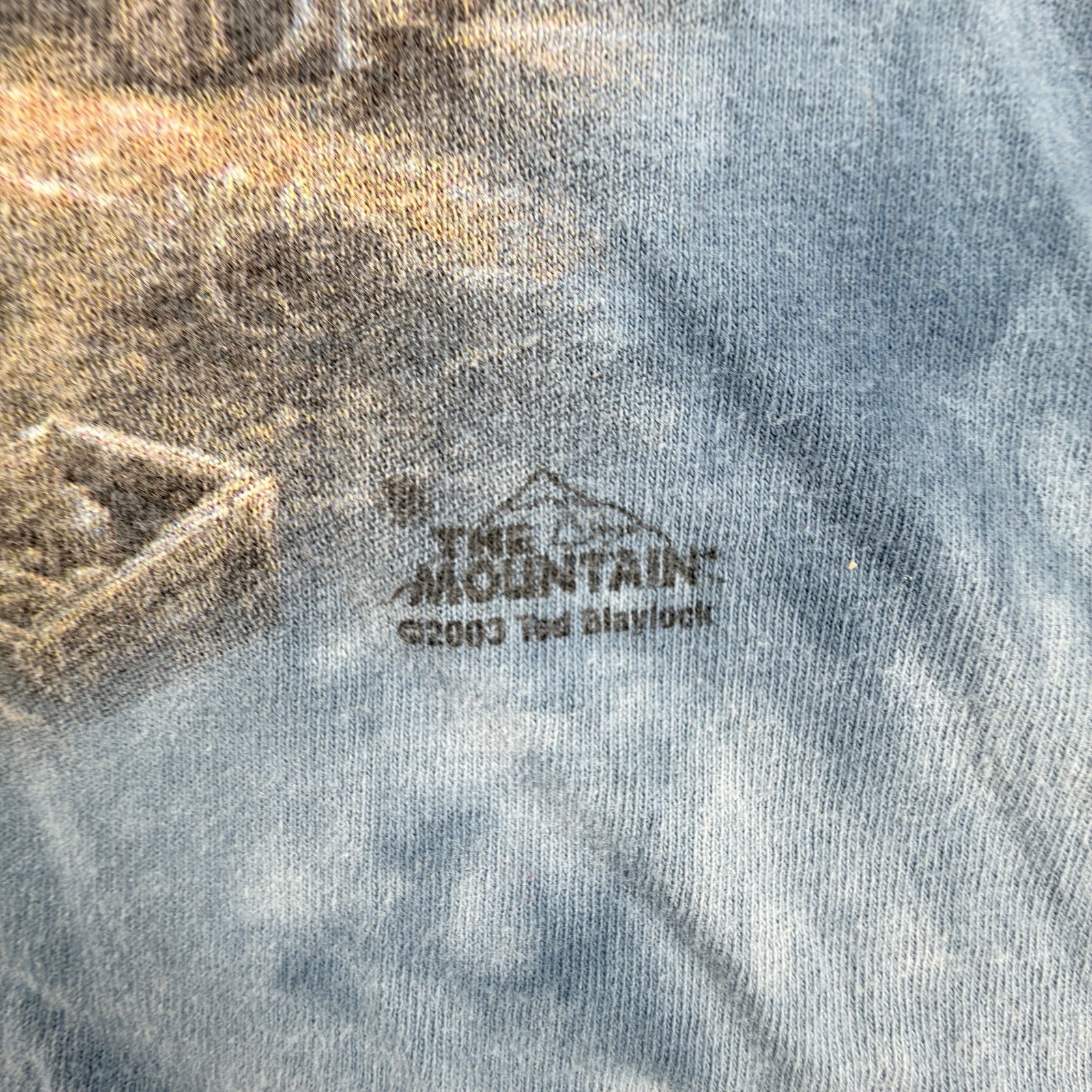 Vintage 2003 The Mountain T-Shirt Mens Large Train Nature Tie Dye Short Sleeve gallery