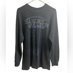 Harley Davidson Motorcycles Heather Grey Thermal Reno Nevada Graphic SZ L