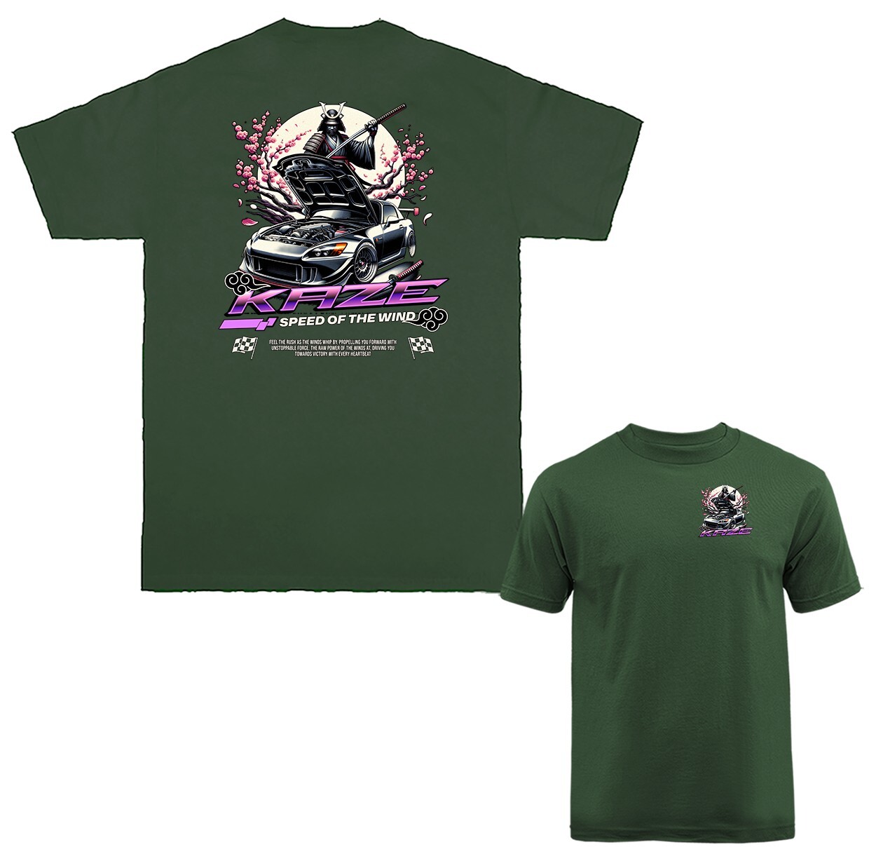 Samurai Car Imported Tuned Custom JDM Sports Car T-shirt gallery