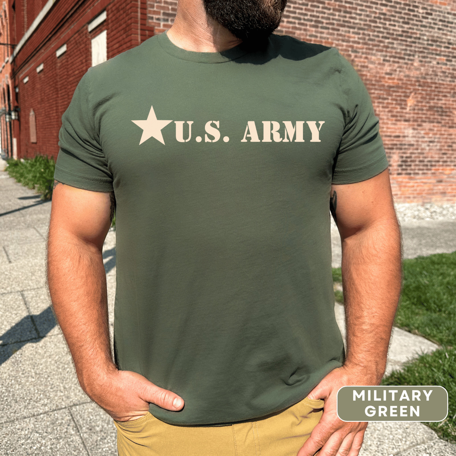 Custom U.S. Army T-Shirt for Army Familys, Graduations Welcome Home and Veterans gallery