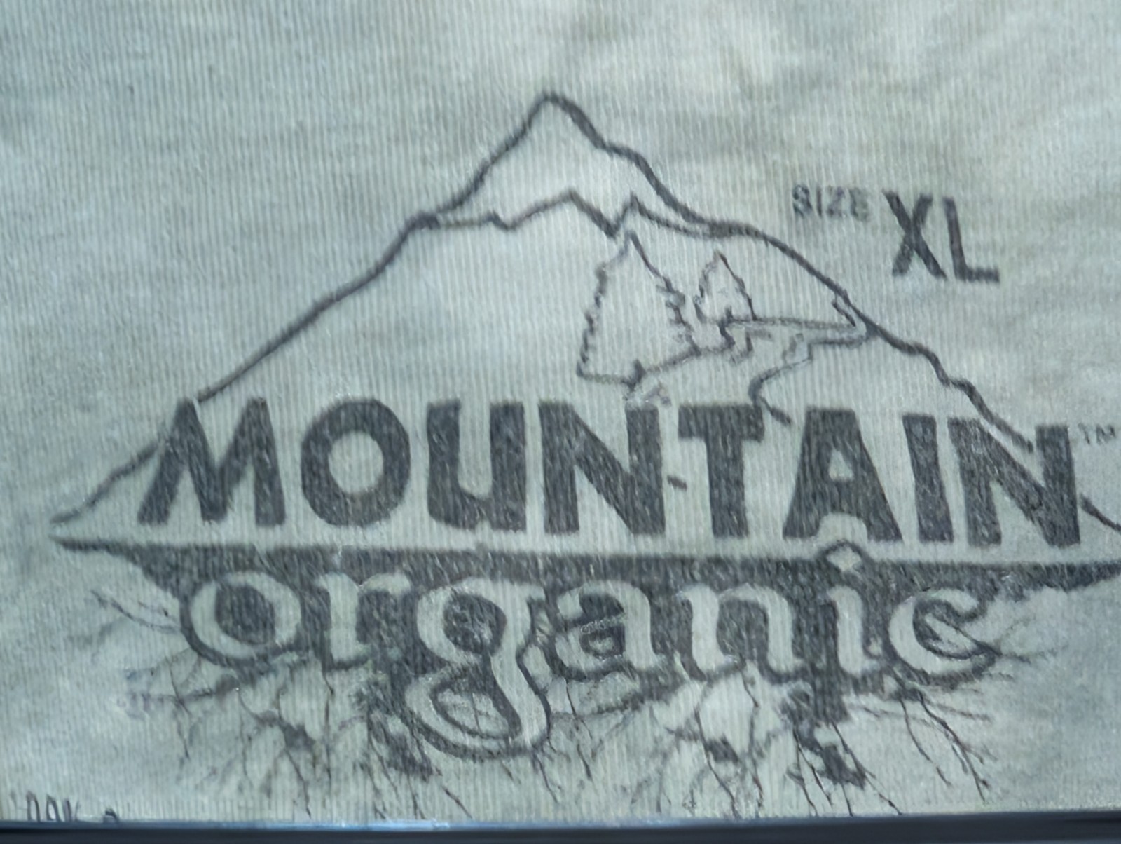 The Mountain Organic Mens T-shirt Green Peace Tree Of Life Retired Logo XL #4829 gallery