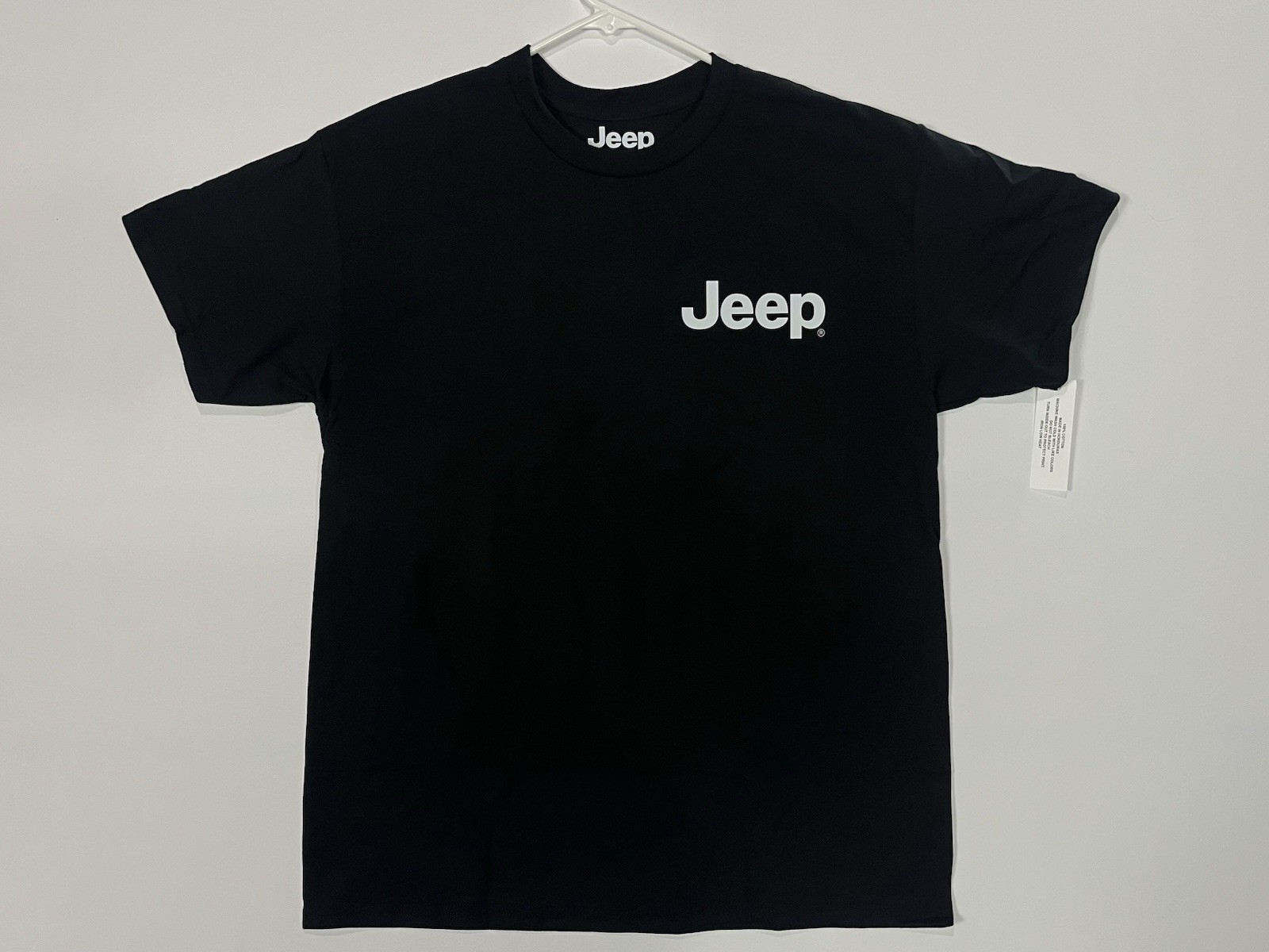 JEEP LOGO BLACK T-SHIRT (Adult Size Large) Wrangler/Gladiator Truck Emblem Tee gallery