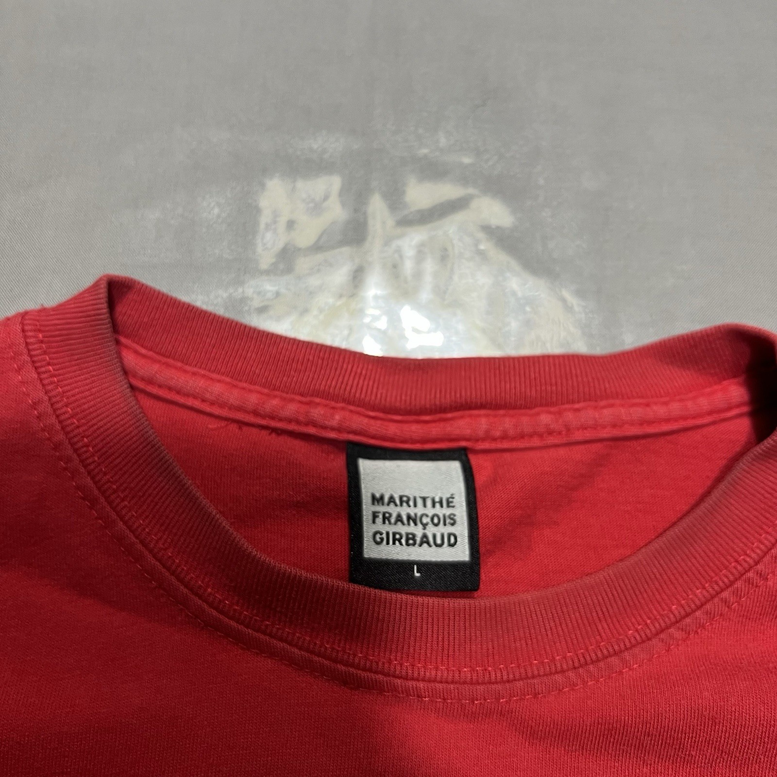 Vintage Marithe Francois Girbaud T-Shirt Mens L Red Logo Graphic gallery