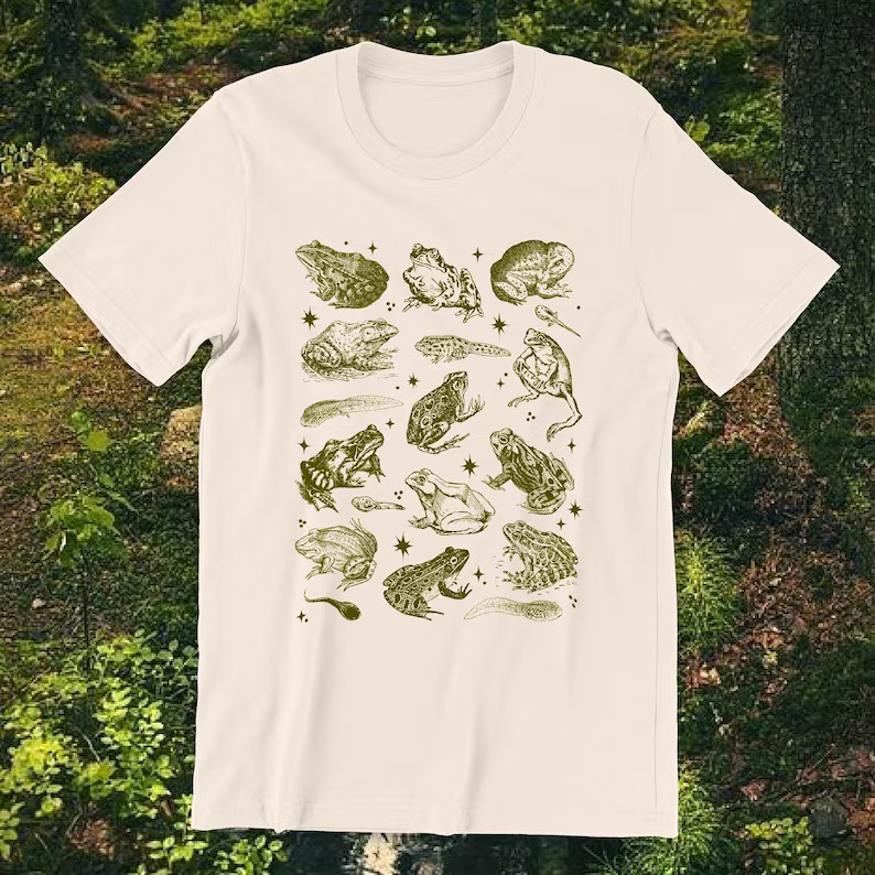 Frogs And Tadpoles Cute Frogs Comfort Tee gallery