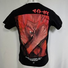 Primitive Naruto Shippuden Might Guy Anime Black Red Cotton T-Shirt Men’s SMALL