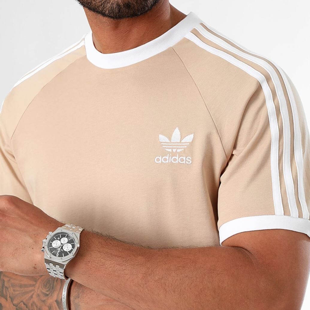 NEW MENS ADIDAS ORIGINALS CALIFORNIA 3 STRIPES TREFOIL SHIRT ~SIZE XL #IZ2366 gallery