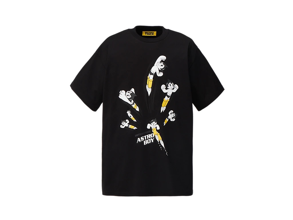 ONITSUKA TIGER Astro Boy OVERSIZED GRAPHIC TEE shirt black XS~L new from japan