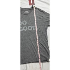 Cotopaxi Do Good T-Shirt MenvSmall Heather Grey Organic Cotton Recycled Poly NWT