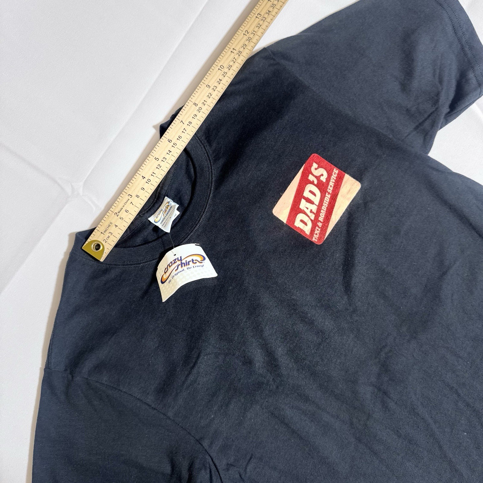 Crazy Shirts Graphic T, NWT, DAD’S, 100% Combed Cotton, Black, Female/Youth, S/M gallery