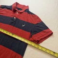 American Eagle Athletic Fit Men’s Small Blue and Red Short Sleeve Shirt