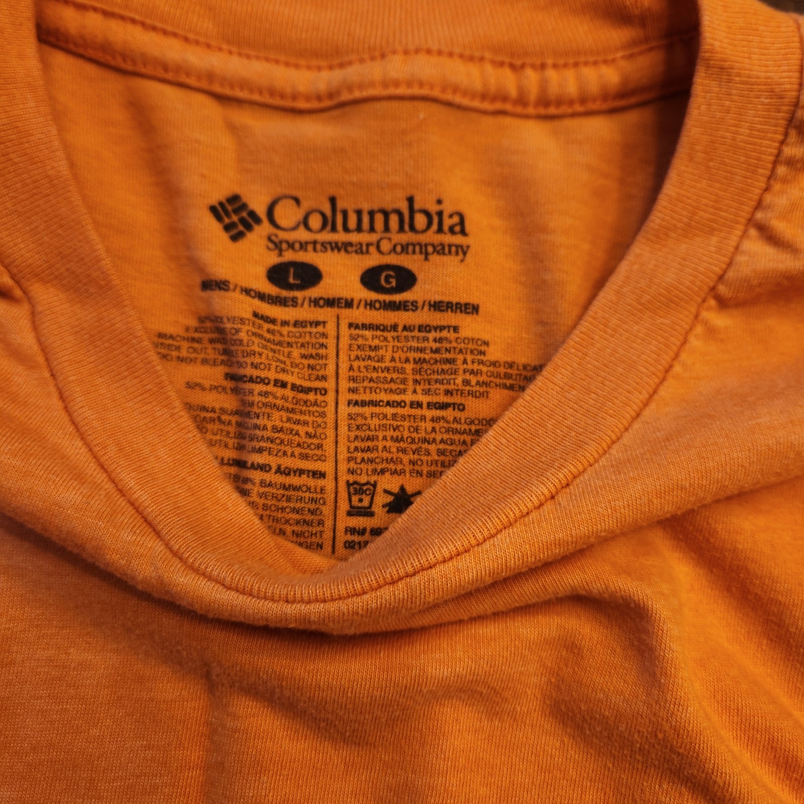 Columbia Texas Longhorns Men's Burnt Orange Copper Basin T-Shirt L Distressed UT gallery
