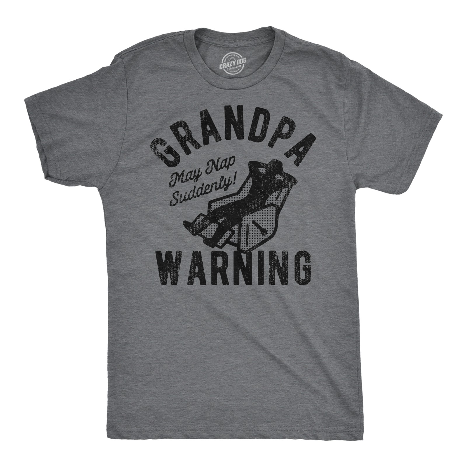 Mens Funny T Shirts Grandpa Warning Sarcastic Fathers Day Tee for Men