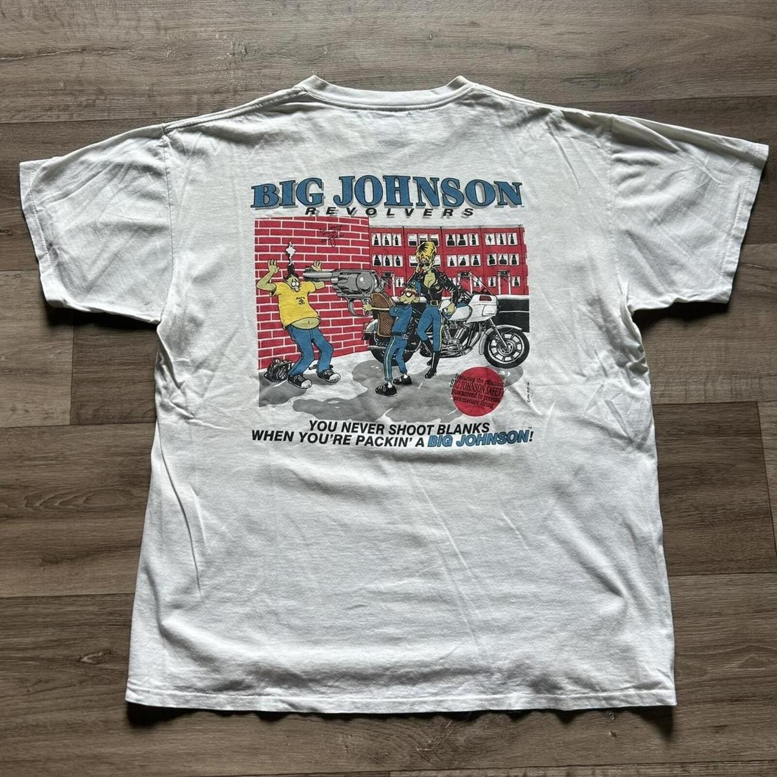 Vintage 1992 Big Johnson Graphic t shirt gallery
