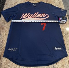 Morgan Wallen Still The Problem Tour Official Merch Baseball Jersey Size Large