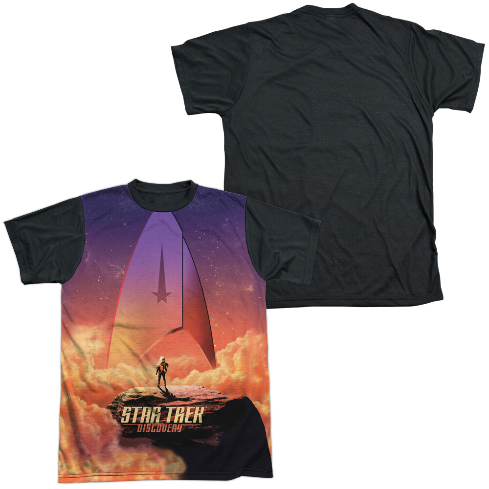 Star Trek Discovery Explore Adult Halloween Costume T Shirt (Black Back), S-3XL gallery