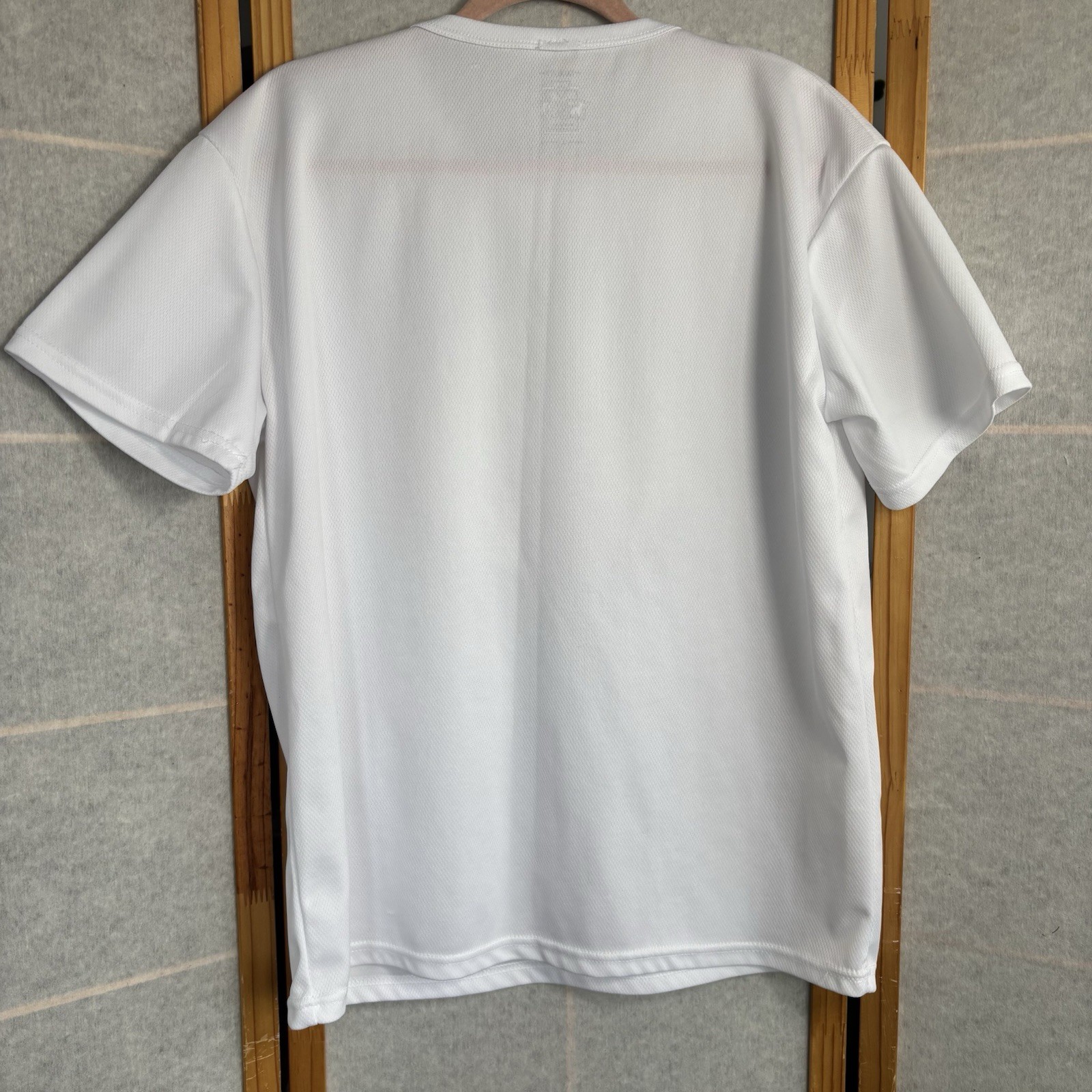 NASA T-shirt Mens Size Large White Space Circle Logo Woof Machi Jersey Retro gallery