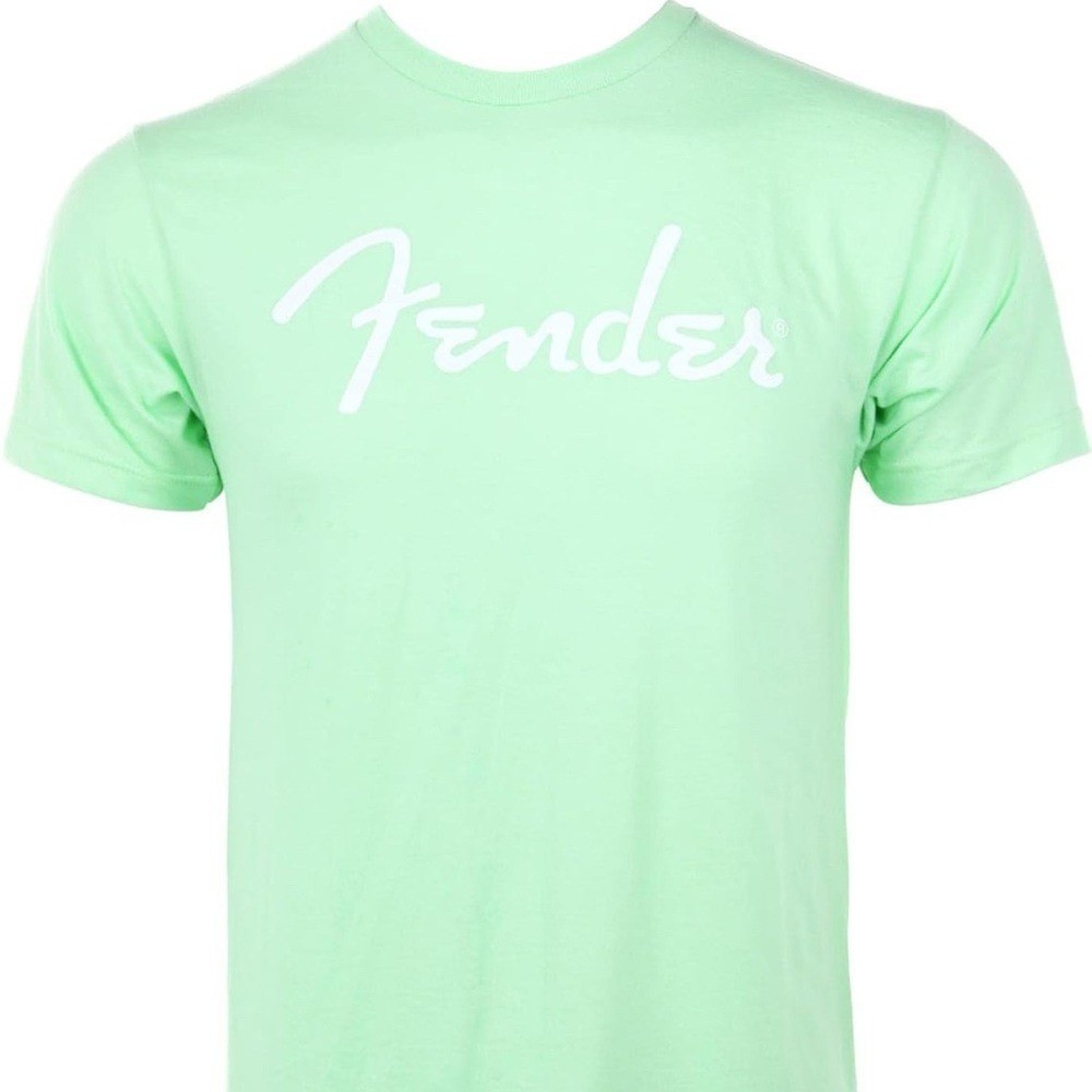Fender Lime Green Short Sleeve Tee Size XL