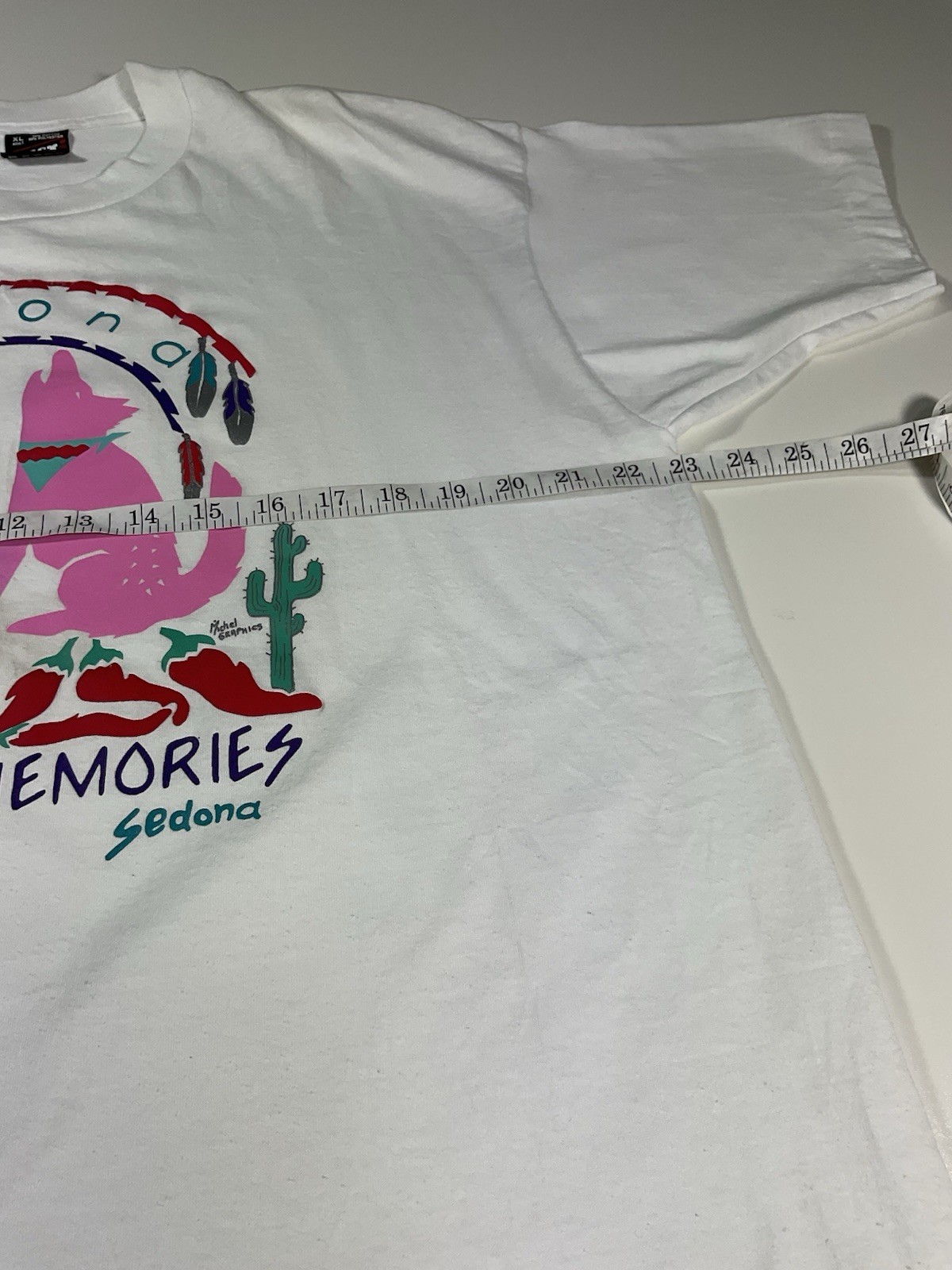 Vintage Sedona Arizona T Shirt Sz XL Single Stitch Southwest Art Tourist USA 90s gallery