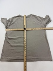 H&M Shirt Mens Medium Gray Basics Solid Tee Crewneck Short Sleeve Casual