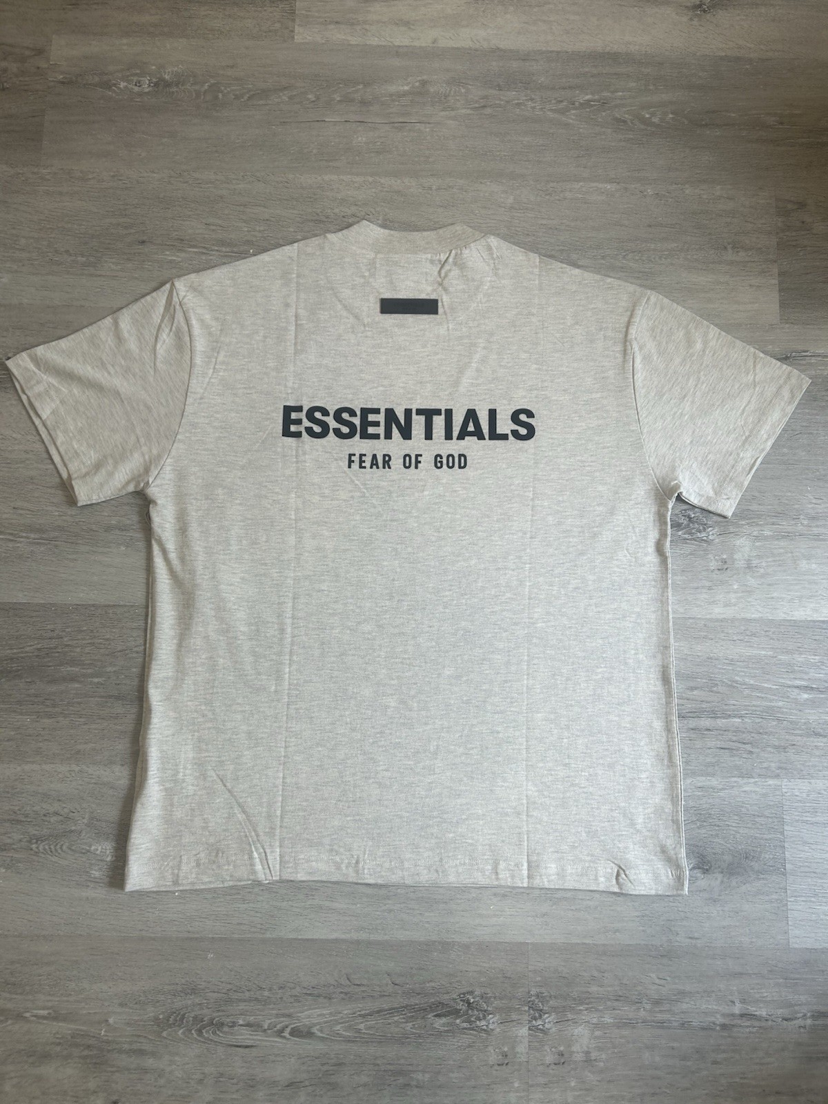Essentials Fear of God Light Oatmeal Tee NWT gallery
