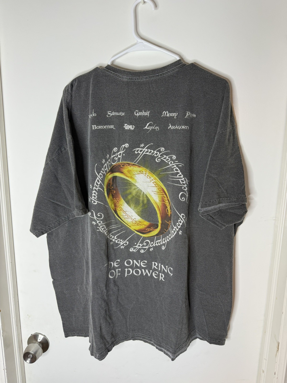 Vintage Lord of the Rings Promo T Shirt, 2 Sided, 2XL One Ring to Rule Them All gallery