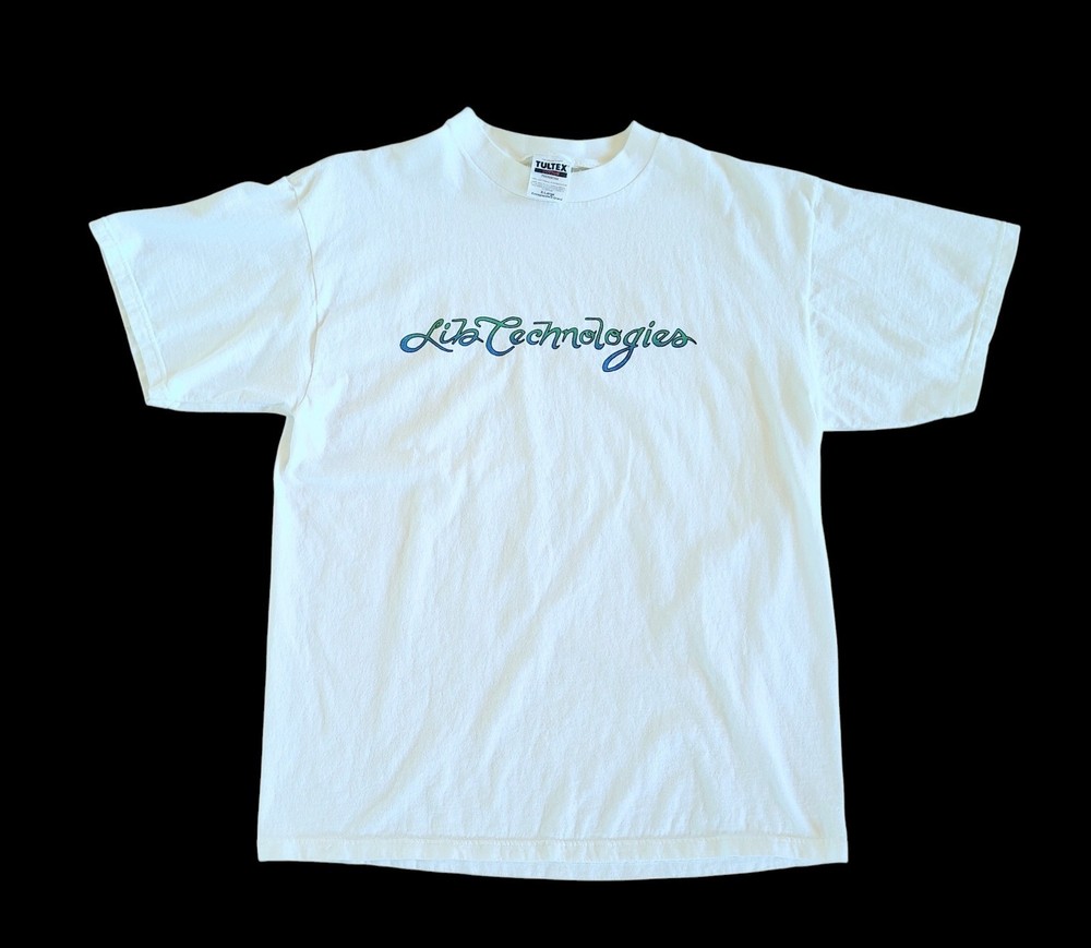 Vintage Lib Technologies Logo T Shirt Mens XL Mervin Mfg Y2K Snowboard Lib Tech