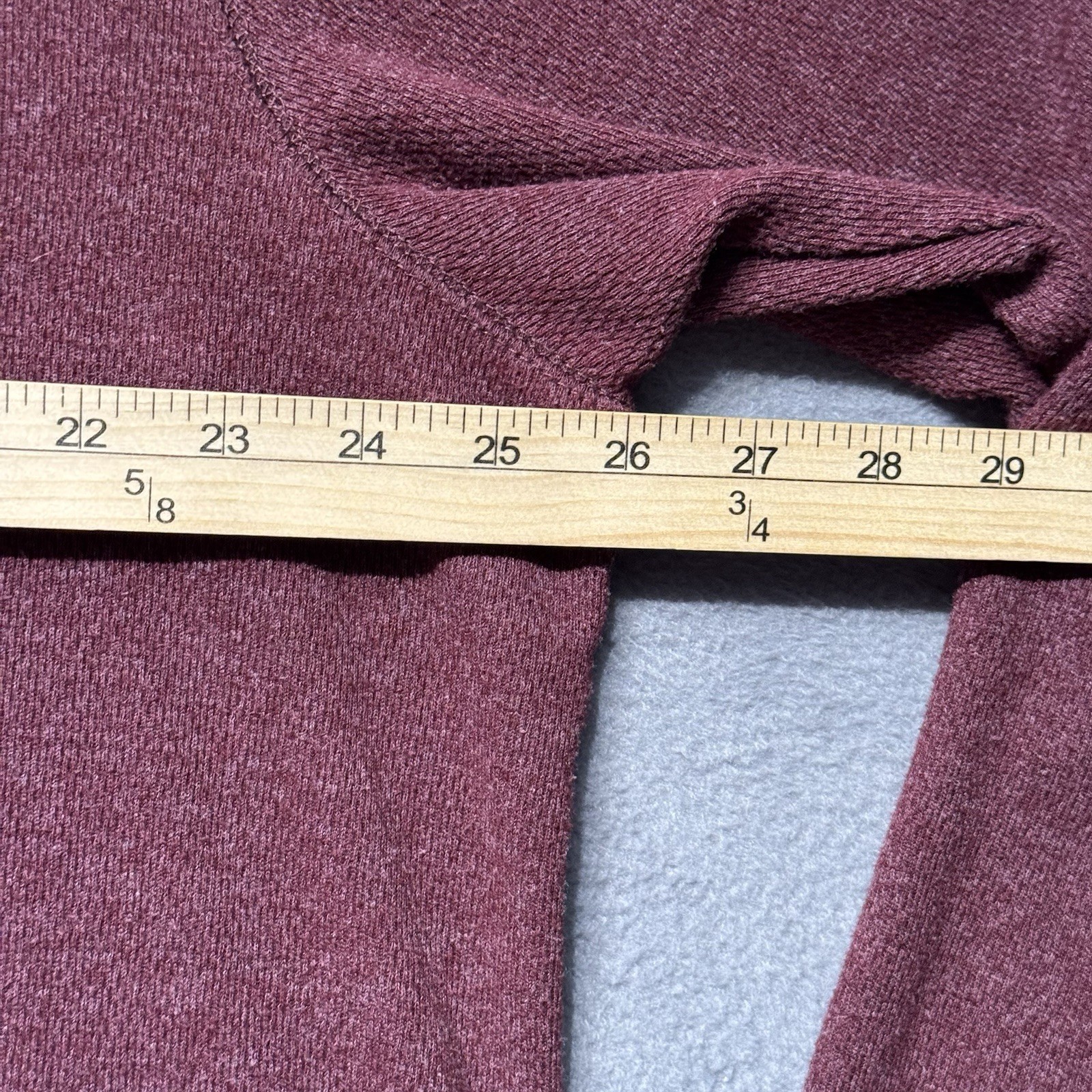 St Johns Bay Mens 2XLT Henley Shirt Red Long Sleeve Super Soft Knit Casual EUC gallery