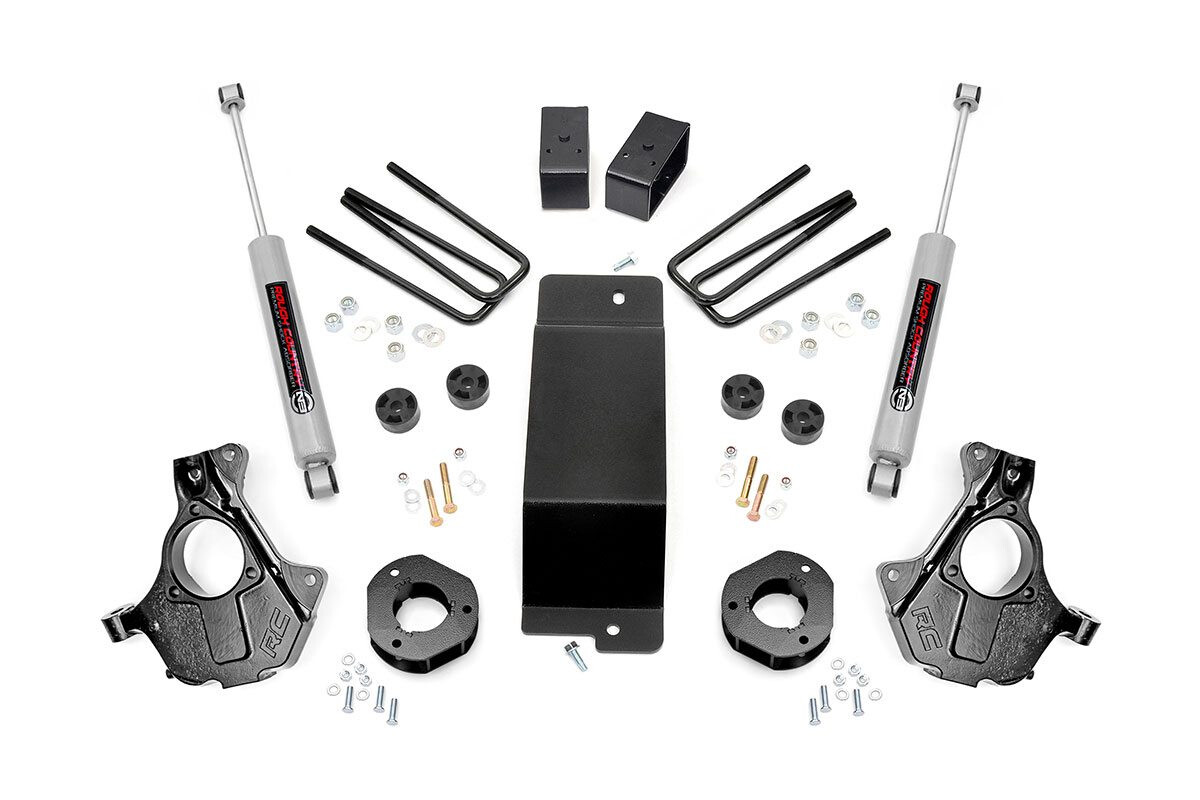 Rough Country 3.5″ Lift Kit with N3 Shocks for 07-13 Silverado Sierra 1500 4WD
