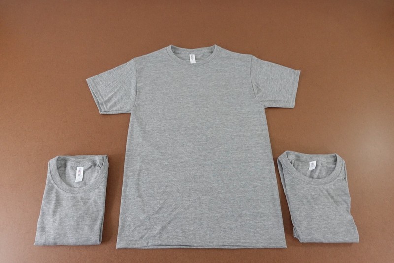 Jerzees Dri Power Men’s Small Heather Gray Short Sleeve Crew Neck Tee 3 Pack New