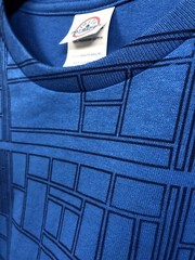Intel Insiders All Over Print CPU Motherboard Employee Crew Blue T-Shirt XL