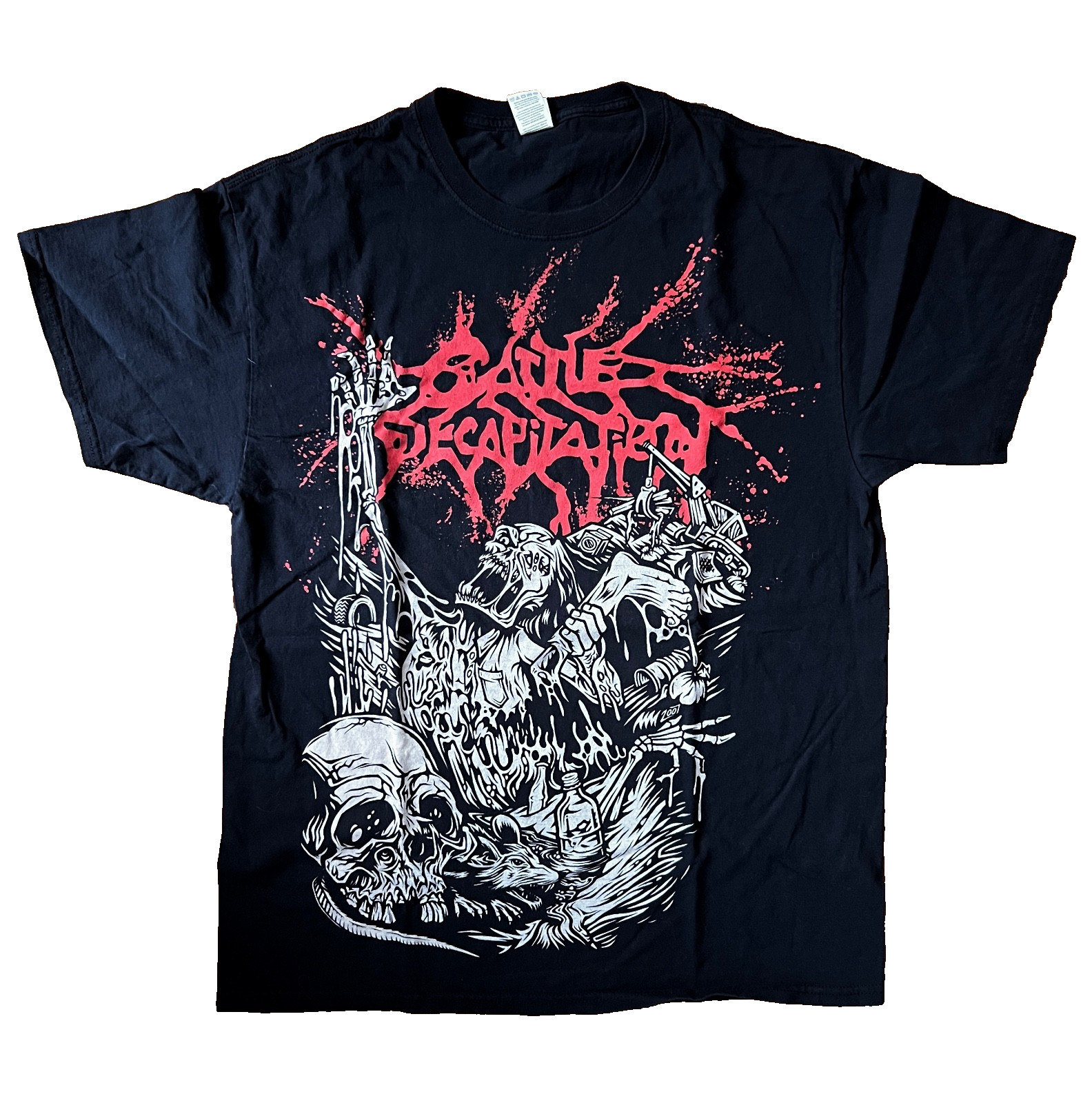 Cattle Decapitation Death Metal Band T-shirt Fruit Of The Loom Unisex