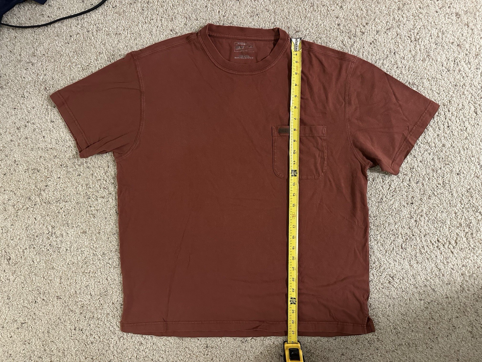 Set Of 2 Men’s Large T-shirts. Burnt Orange And Dark Grey gallery