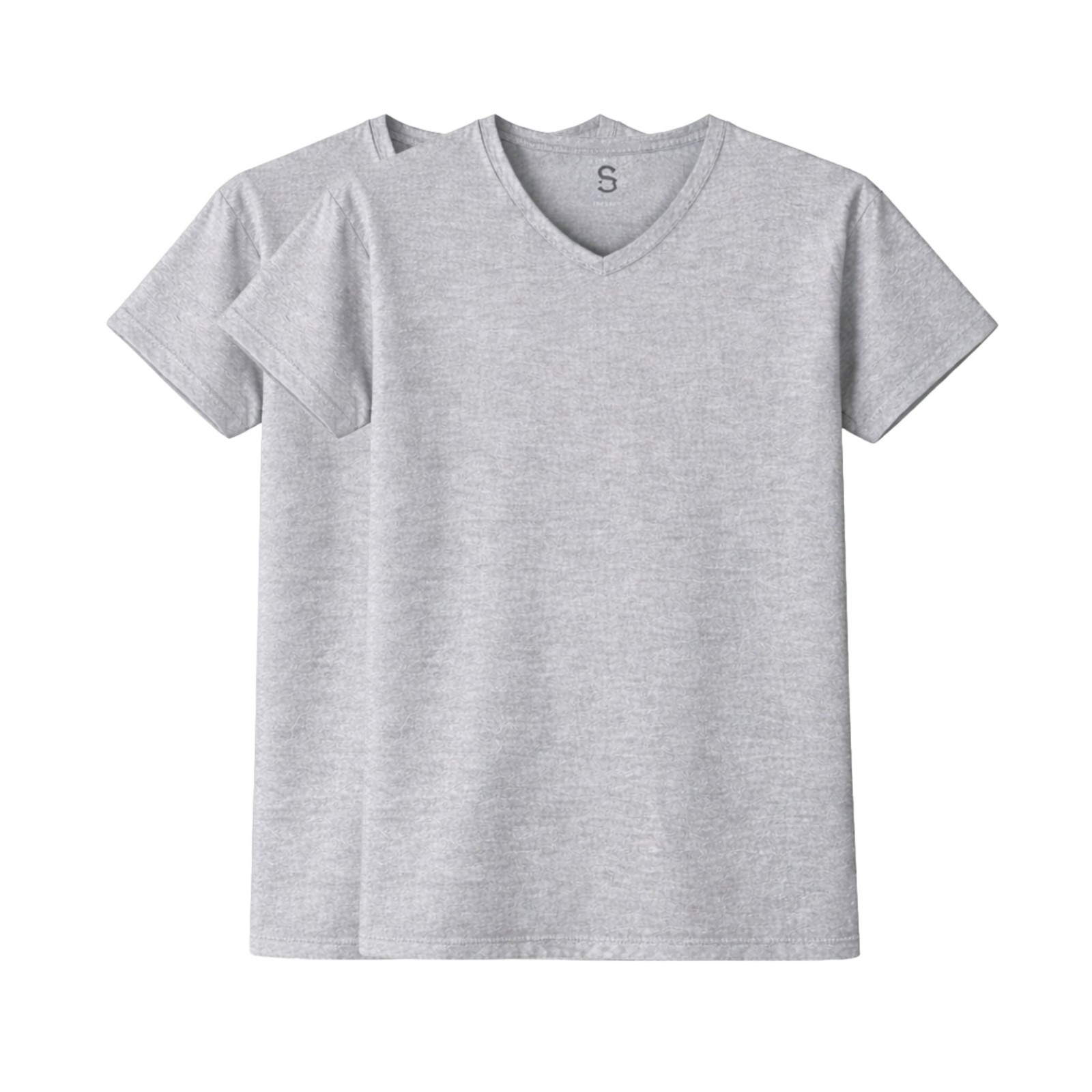 SilkCut V-Neck Mens Undershirts - 2 Pack gallery
