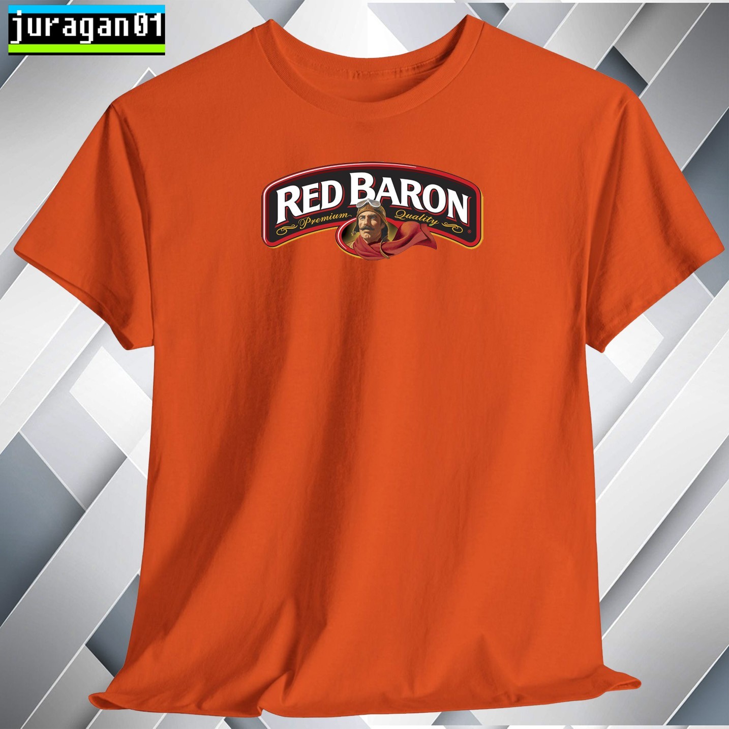 Red Baron frozen pizza Shirt Logo Black/Gray/Blue/Red/White S to 5XL Made in USA gallery