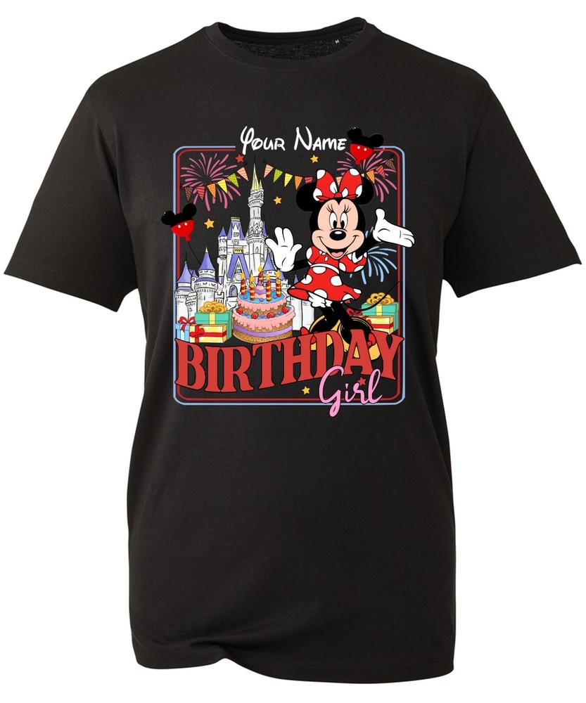 Personalized Mickey and Friends Birthday T-Shirt, Birthday Family Matching Shirt