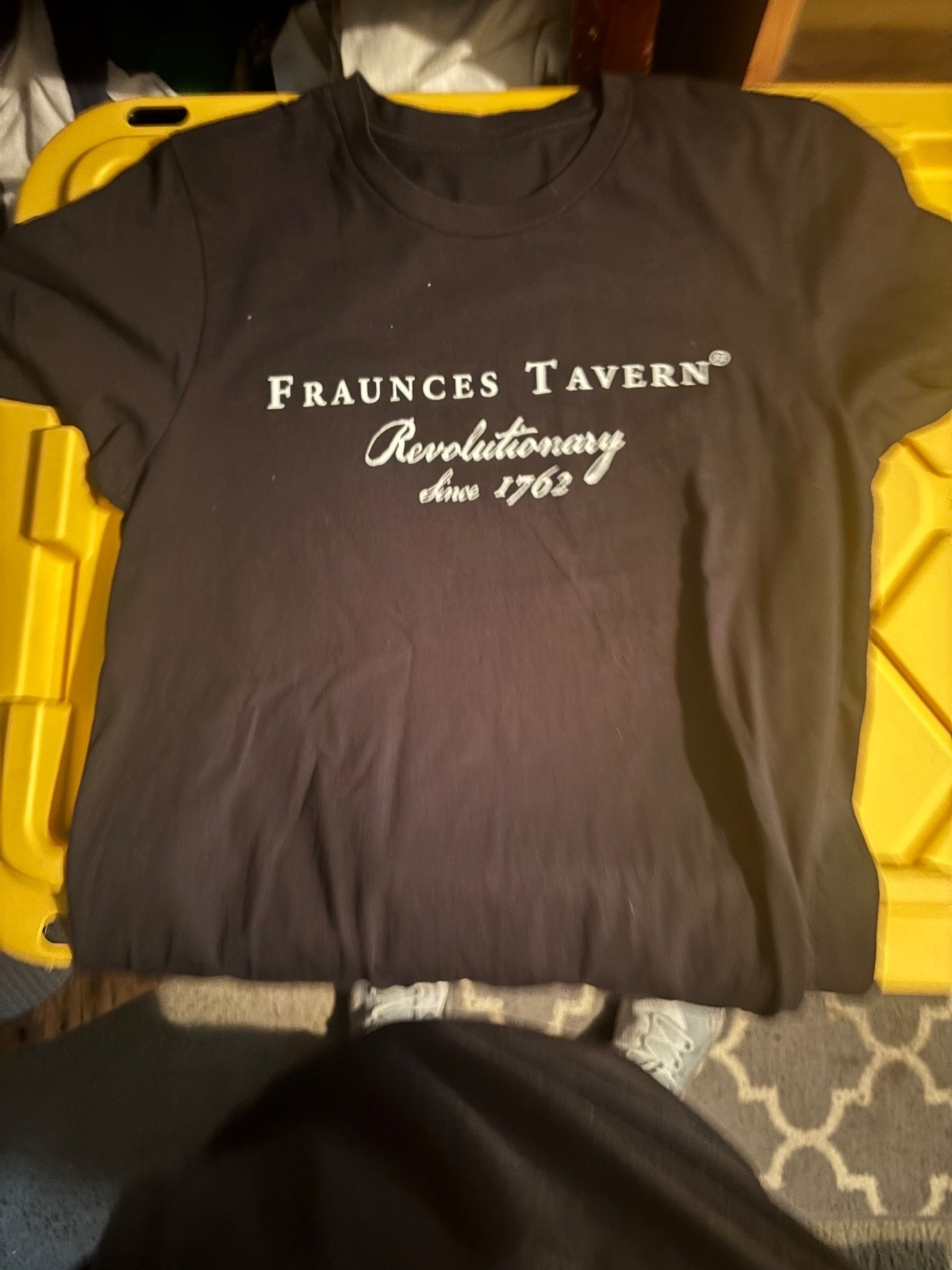 Fraunces Tavern Revolutionary since 1762 T shirtNew York city Mint Black bar gallery