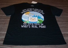 ADVENTURE TIME Cartoon Network Imaginary Problems T-shirt MENS XL NEW w/ TAG