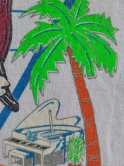 Vintage Cali. Raisin Tee Mint 1987 Touch Of Gold Large White!