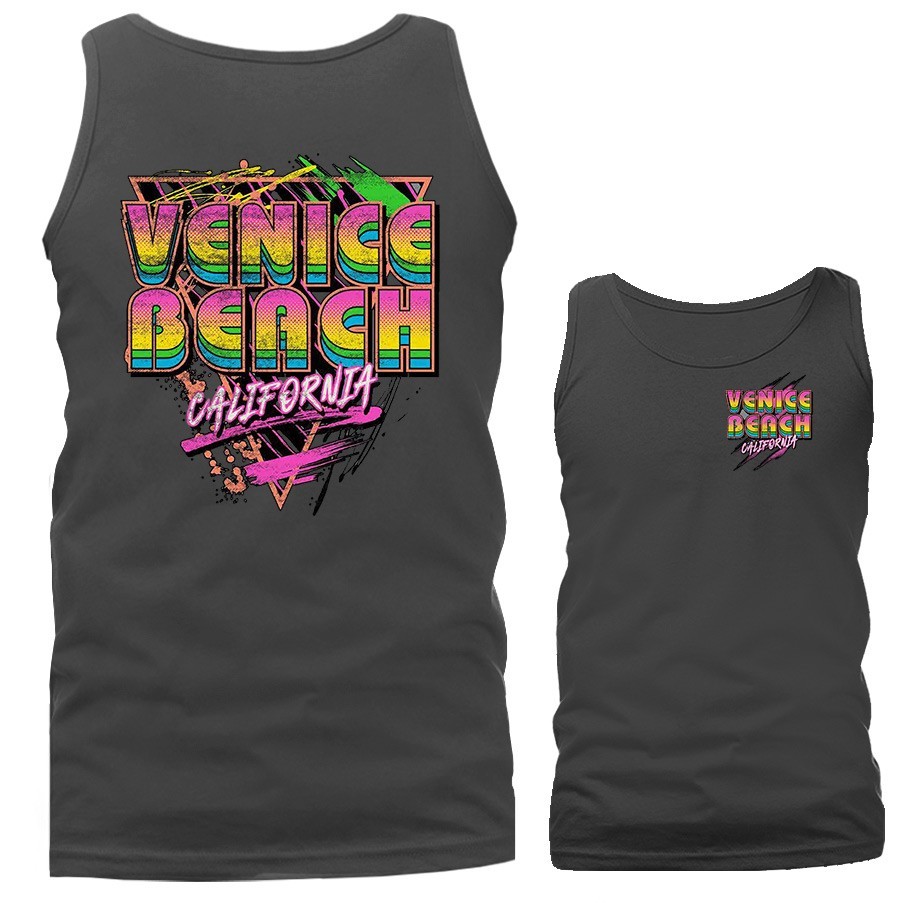 Bright Triangle Venice Beach California Los Angeles Graphic Tank Top gallery