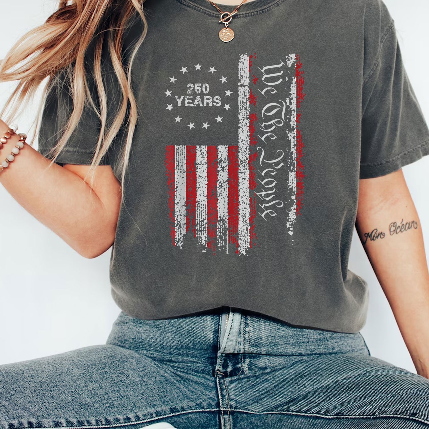 250 Years America Freedom Anniversary Independence Day Patriotic T-Shirt gallery