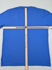 Apple Computer Shirt Adult Extra Large Tall Blue Center Logo Pique Cotton Y2K