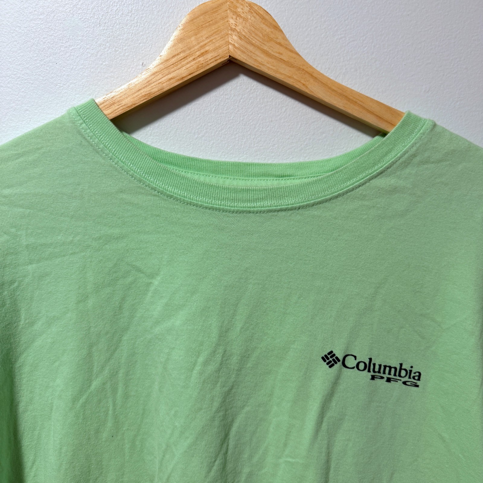 Columbia Shirt PFG Marlin Graphic Mens XL Green Short Sleeve Fishing Tee gallery