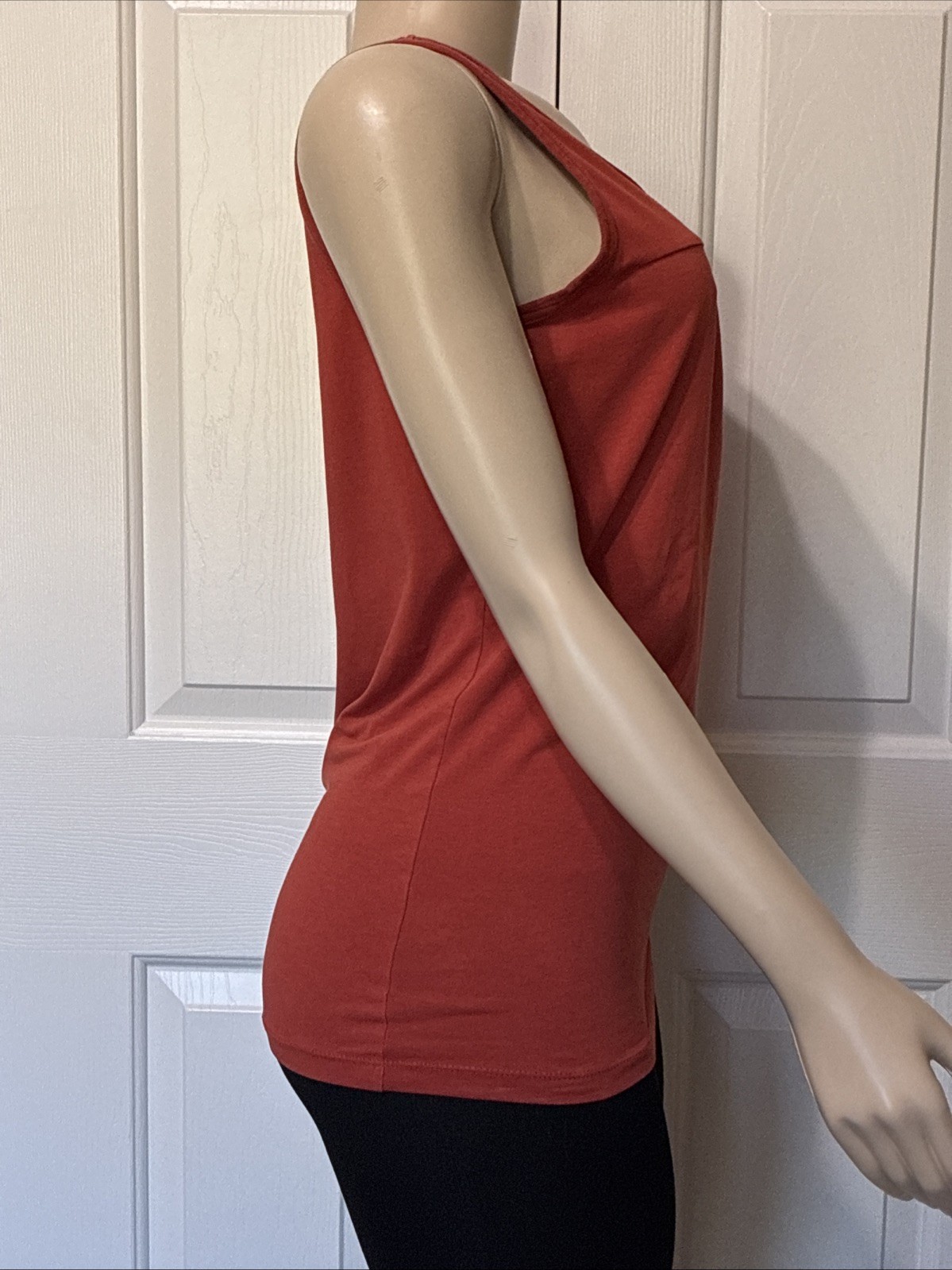 Spiegel Burnt Orange Scoop Neck Sleeveless Tank Top Size Medium gallery