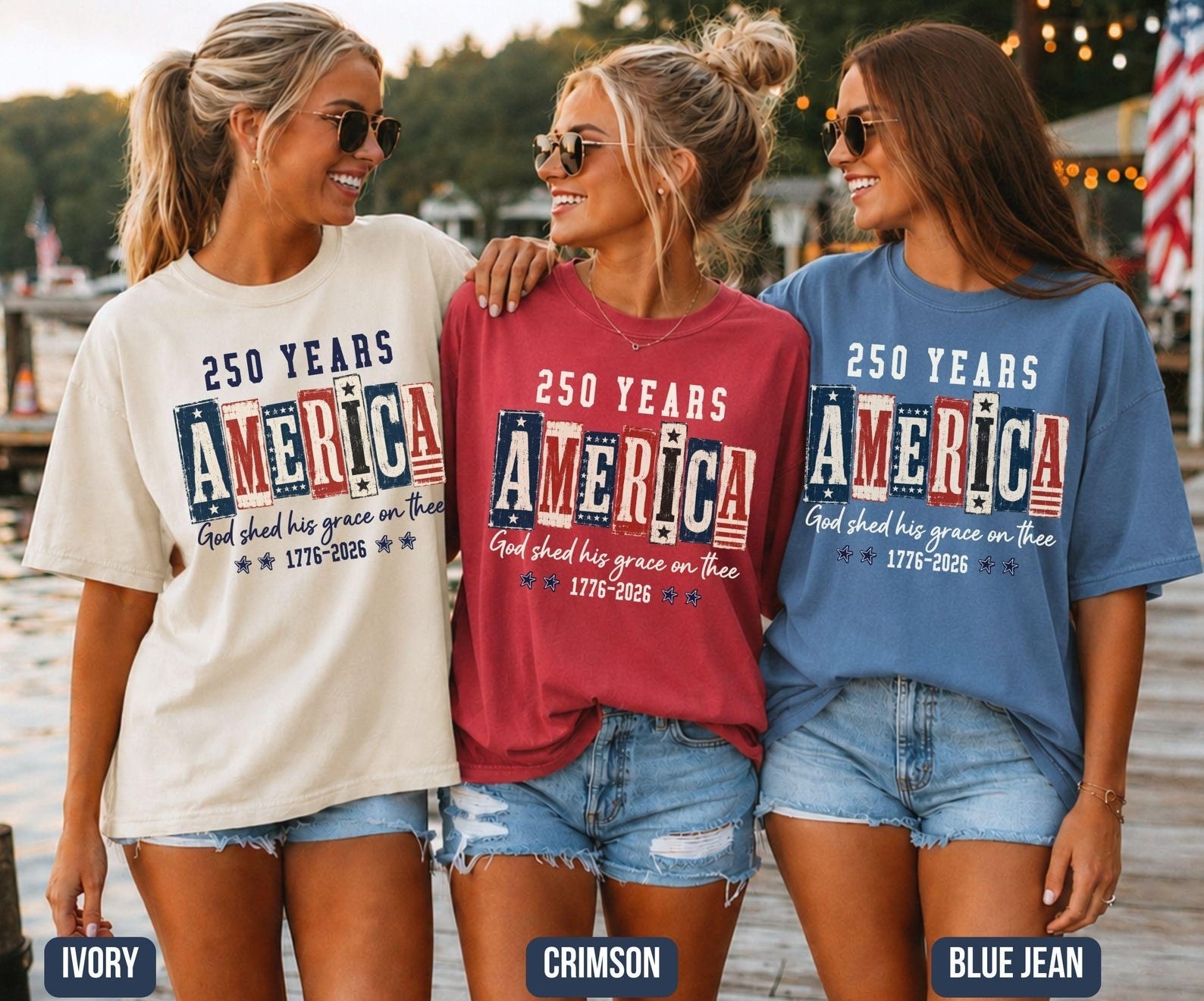 HOT!!! Christian American Flag Tee, 250 Years Anniversary USA Shirt gallery