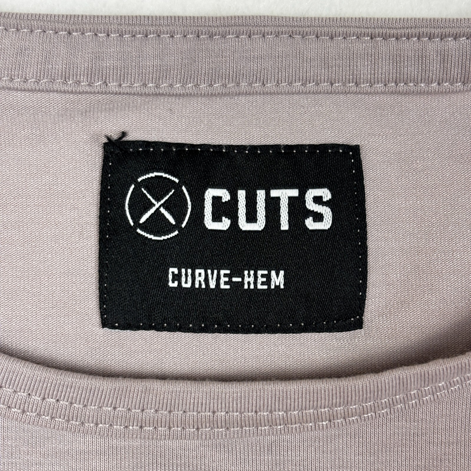 Cuts Curve Hem T Shirt Mens L Pink Mauve Pyca Pro Stretch Athletic Tee gallery