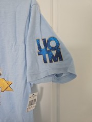 Universal Orlando Epic Universe Opening Team Member Baby Blue Shirt Medium NWT