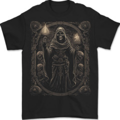 Gothic Grim Reaper Goth Heavy Metal Skull 4 Mens T-Shirt 100% Cotton