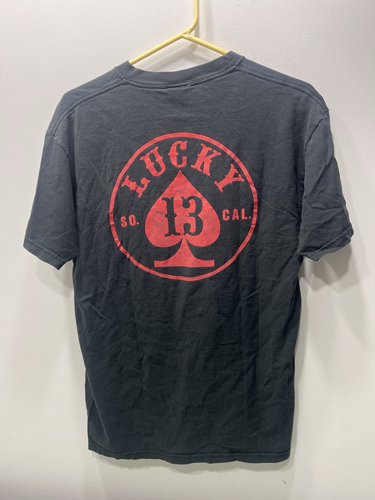 lucky 13 vintage Tshirt Faded black ( See Measurements) Fader gallery