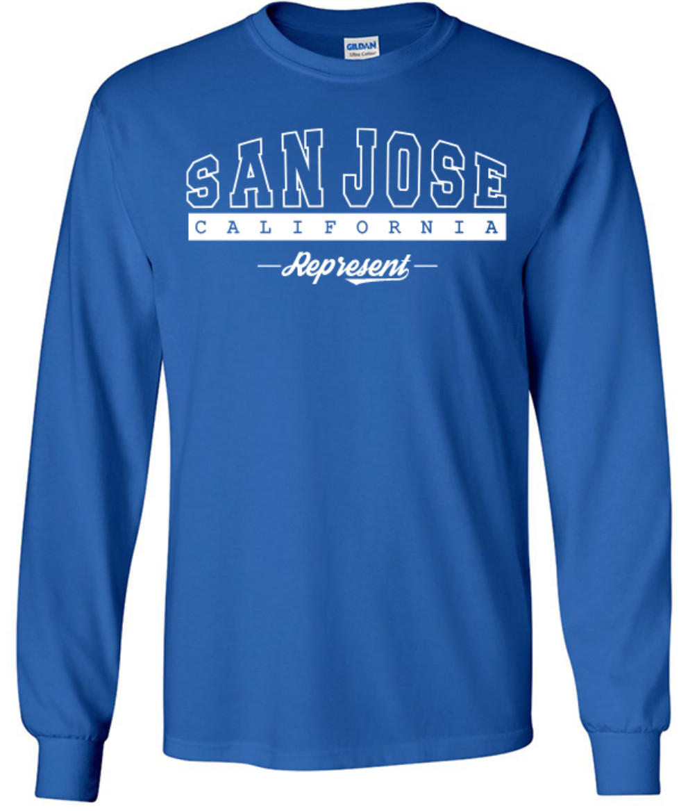 San Jose California State T-Shirt Long Sleeve Graphic Tees Unisex Apparel gallery