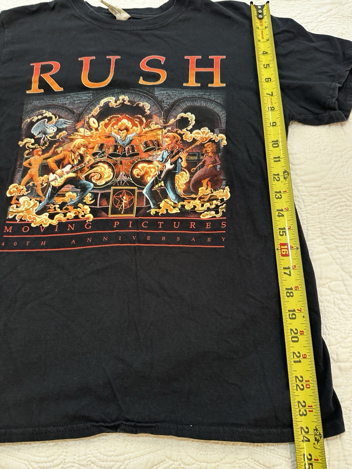 RUSH Moving Pictures 40Th Anniversary 1981- 2021 T-Shirt Size M Epic Graphic gallery